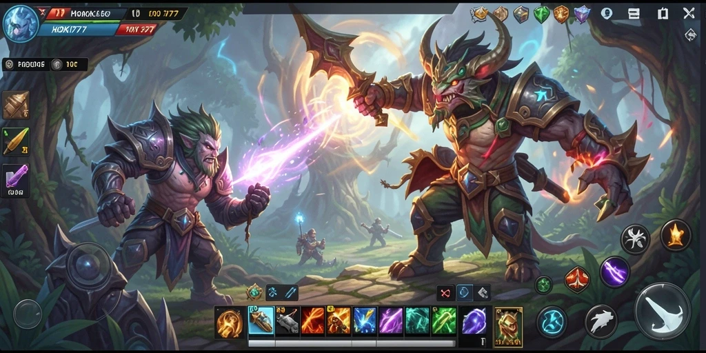 Tampilan gameplay HOKI777 yang menakjubkan dan interaktif di dunia MMORPG.
