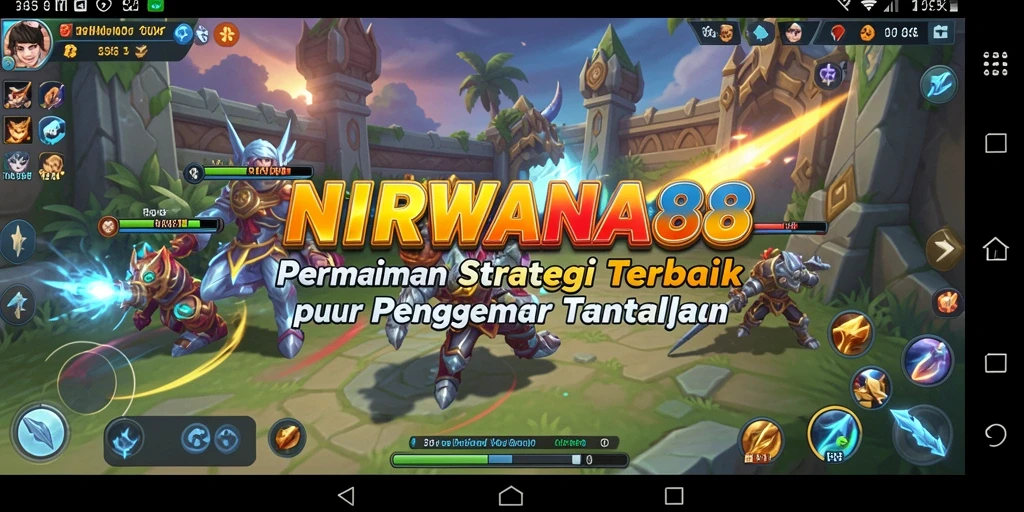 Tampilan gameplay NIRWANA88 yang seru dan strategis.