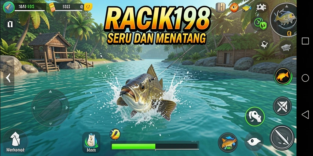 Gameplay memancing yang mengasyikkan di RACIK198.