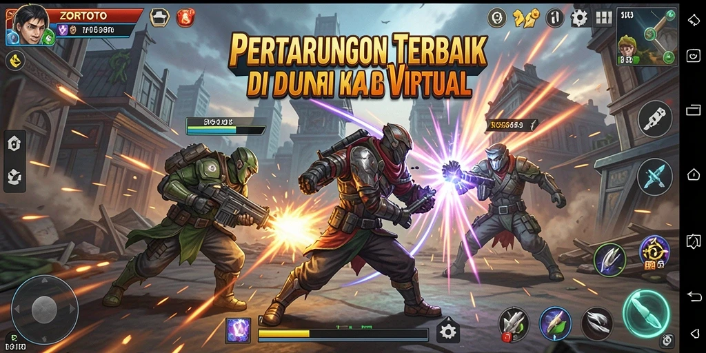 Gameplay seru di pertarungan ZORTOTO dengan aksi mendebarkan.
